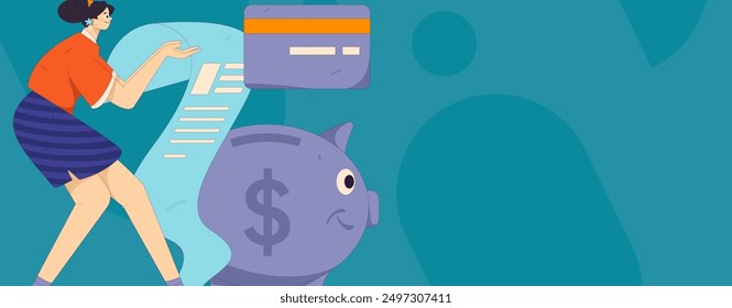 Internet financial management investment flat vector concept operation hand drawn illustration
