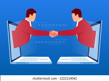 Internet financial transaction