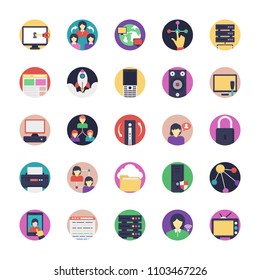 Internet Flat Icons Collection 