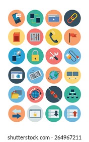 Internet Flat Icons - Vol 3