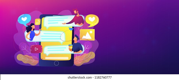 Banner de encabezado de foro de Internet.
