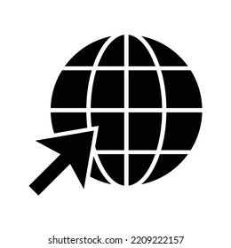 Internet - símbolo, símbolo, símbolo, símbolo de la plantilla de diseño de iconos de globo.
