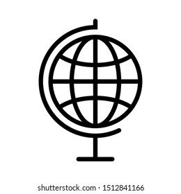 internet globe icon vector design style template