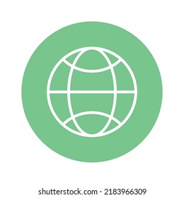 internet Globe Isolated Vector icon which can easily modify or edit
