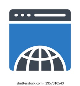 internet glyph double color 