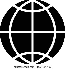 internet  glyph icon for web design or mobile applications.