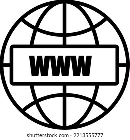 Internet. go to website symbol vector icon illustration.eps
