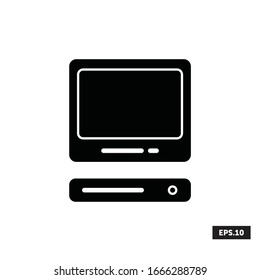 Internet Hosting Icon, Cloud Hosting Sign/symbol Vector