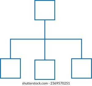 Internet hosting icon. Tournament Qualification Board Icon Symbol. Outline Style