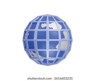internet icon 3d illustration render