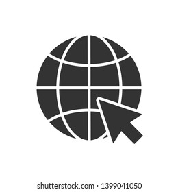 Internet Icon. Browser, Explore Symbol for Info Graphics, Design Elements, Websites, Presentation and Application - Vector.