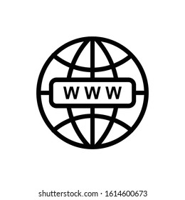 internet icon ,click to go to website icon web icon  vector illustration logo template for many purpose. Isolated on white background