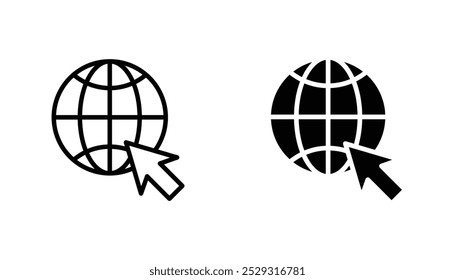 Concepto de icono de Internet. Vector de acciones