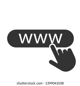 Internet Icon. Data Access, Connection. Network  Illustration. Applied as Trendy Symbol for Design Elements, Websites, Presentation and Application - Vector.