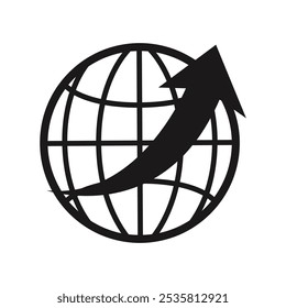 Ícone Internet ícone modelo de design em branco.