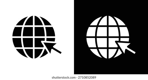 Icono de Internet de diseño de Vector de colección.