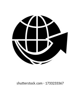 Vektorvorlage für das Internet-Symbol