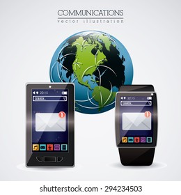 Internet icon digital design, vector illustration eps 10