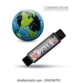 Internet icon digital design, vector illustration eps 10