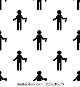 the Internet icon. Element of Bad habbits icon for mobile concept and web apps. Pattern repeat seamless the Internet icon. Can be used for web on white background