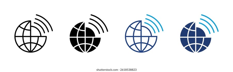 Internet Icon Element For Design