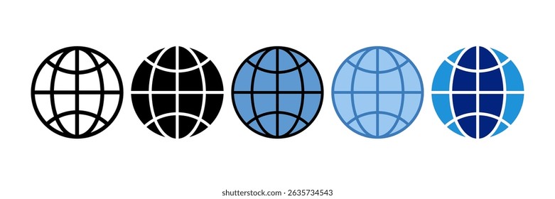Internet Icon Element For Design
