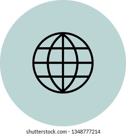 internet icon global