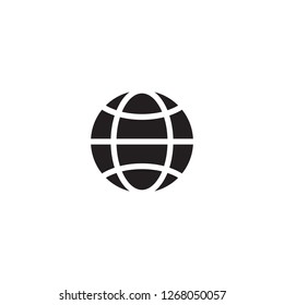 Internet icon. Go to web sign. Trendy Flat style for graphic design, Web site, UI. EPS10. - Vector illustration