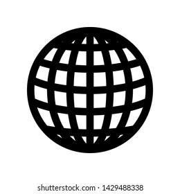 Internet icon. Go to web sign illustration.icon web : globe