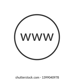 Internet Icon. Illustration of Data Access, Connection or Network As A Simple Vector, Trendy Sign & Symbol for Design and Websites, Presentation or Application.