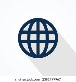 internet icon illustration for website or browser.