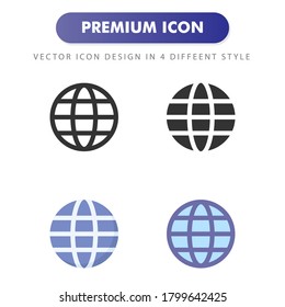 internet icon isolated on white background. for your web site design, logo, app, UI. Vector graphics illustration and editable stroke. EPS 10.
