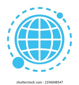 internet icon isolated on a white background