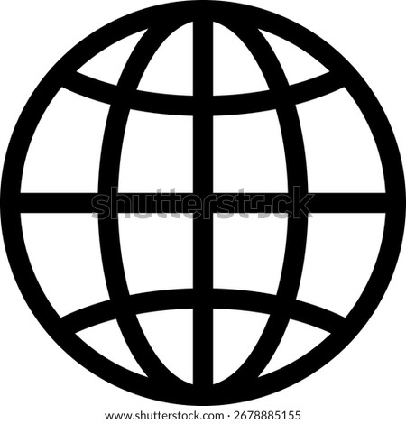 Internet icon isolated vector illustration.  Simple flat symbol.