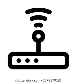 Internet Icon in Line Style