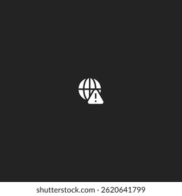 Internet icon logo flat vector design