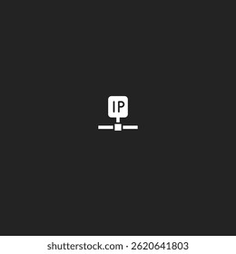 Internet icon logo flat vector design