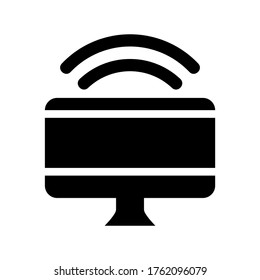 icono de internet o logotipo símbolo de signo aislado ilustración vectorial - iconos vectoriales de estilo negro de alta calidad
