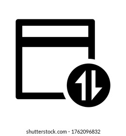 icono de internet o logotipo símbolo de signo aislado ilustración vectorial - iconos vectoriales de estilo negro de alta calidad
