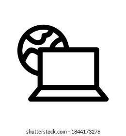 internet icon or logo isolated sign symbol vector illustration - high quality black style vector icons
