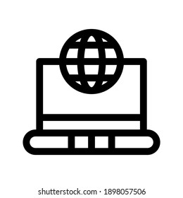 Internet icon or logo isolated sign symbol vector illustration - high quality black style vector icons
