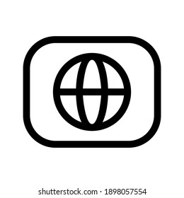 Internet icon or logo isolated sign symbol vector illustration - high quality black style vector icons
