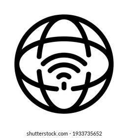 internet icon or logo isolated sign symbol vector illustration - high quality black style vector icons
