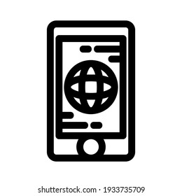 internet icon or logo isolated sign symbol vector illustration - high quality black style vector icons

