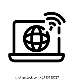 internet icon or logo isolated sign symbol vector illustration - high quality black style vector icons
