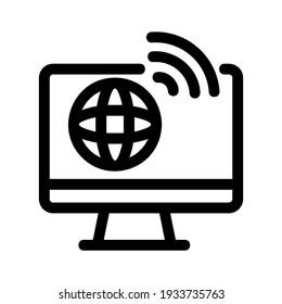 internet icon or logo isolated sign symbol vector illustration - high quality black style vector icons
