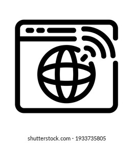 internet icon or logo isolated sign symbol vector illustration - high quality black style vector icons
