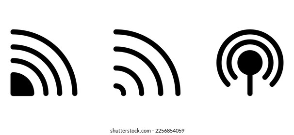 icono de internet o logotipo símbolo de signo aislado ilustración vectorial - iconos vectoriales de estilo negro de alta calidad