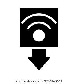 icono de internet o logotipo símbolo de signo aislado ilustración vectorial - iconos vectoriales de estilo negro de alta calidad