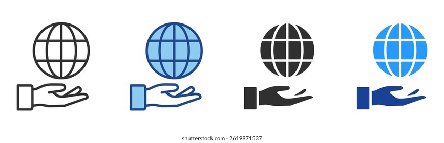 Internet Icon Multiple Style Vector Collection